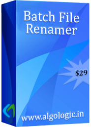 AlgoLogic Batch File Renamer Discount